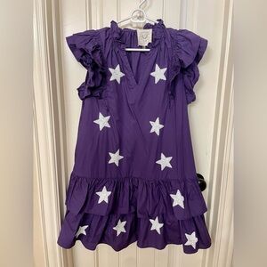 Fantastic Fawn (from Avara) purple game day dress, size small
